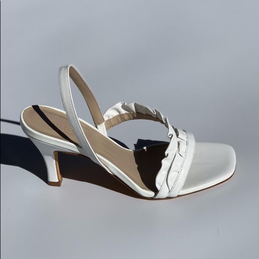 Maryam Nassir Zadeh Estrella Heel - White